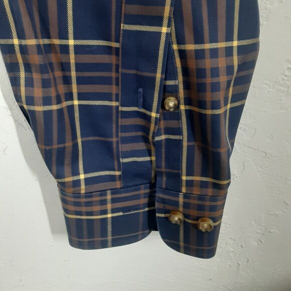 Brooks Brothers Adult Mens L Long Sleeve Button Up Shirt Non Iron Cotton - Picture 5 of 8